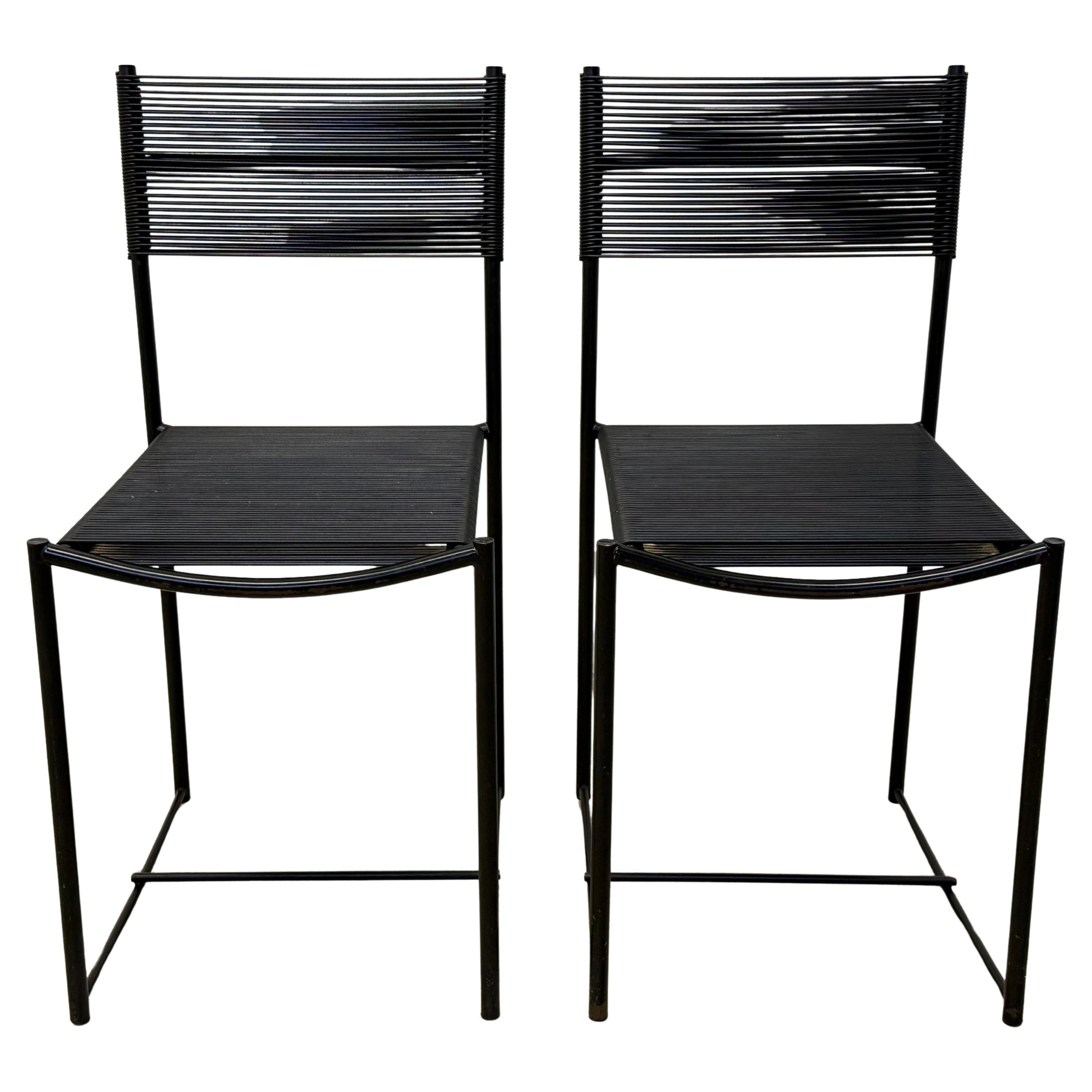 Giandomenico Belotti Spaghetti Chairs for Alias - A Pair For Sale