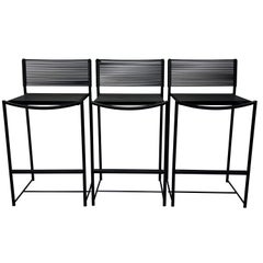 Giandomenico Belotti Spaghetti Stools for Alias - Set of Three
