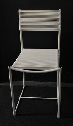 Giandomenico Belotti White Spaghetti Chair for Alias Italy, 1980s