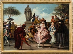Follower von Giambattista Tiepolo – Figurenmalerei im Stil des 18. Jahrhunderts – Minuetto
