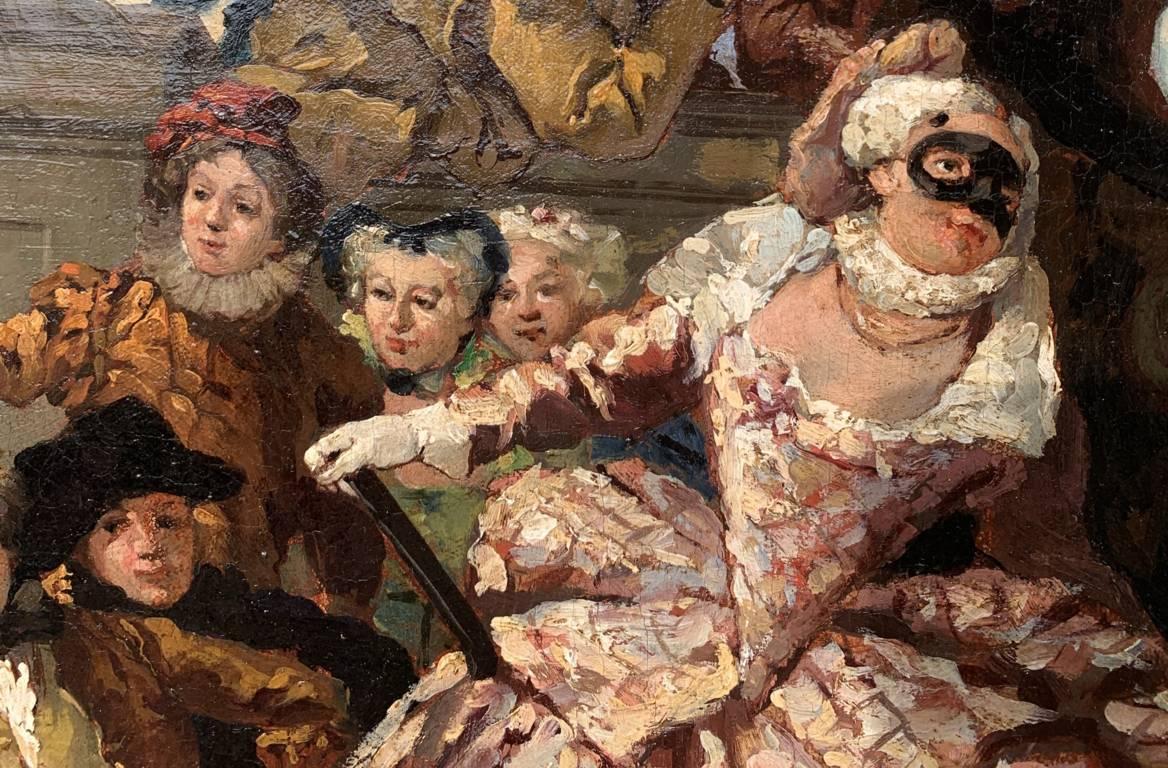 Seguace di Giambattista Tiepolo - Pittura di figura del XVIII secolo - Minuetto 5