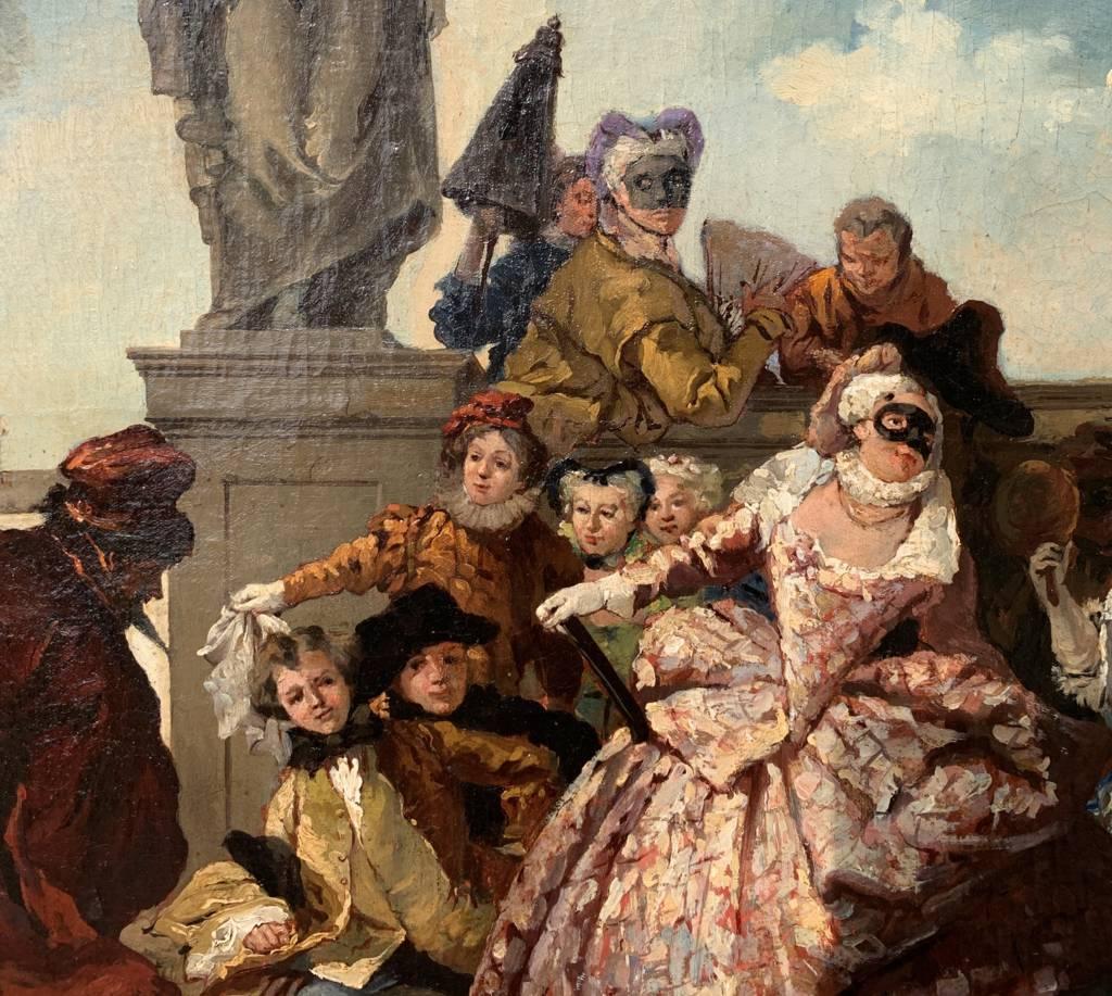 Seguace di Giambattista Tiepolo - Pittura di figura del XVIII secolo - Minuetto 3
