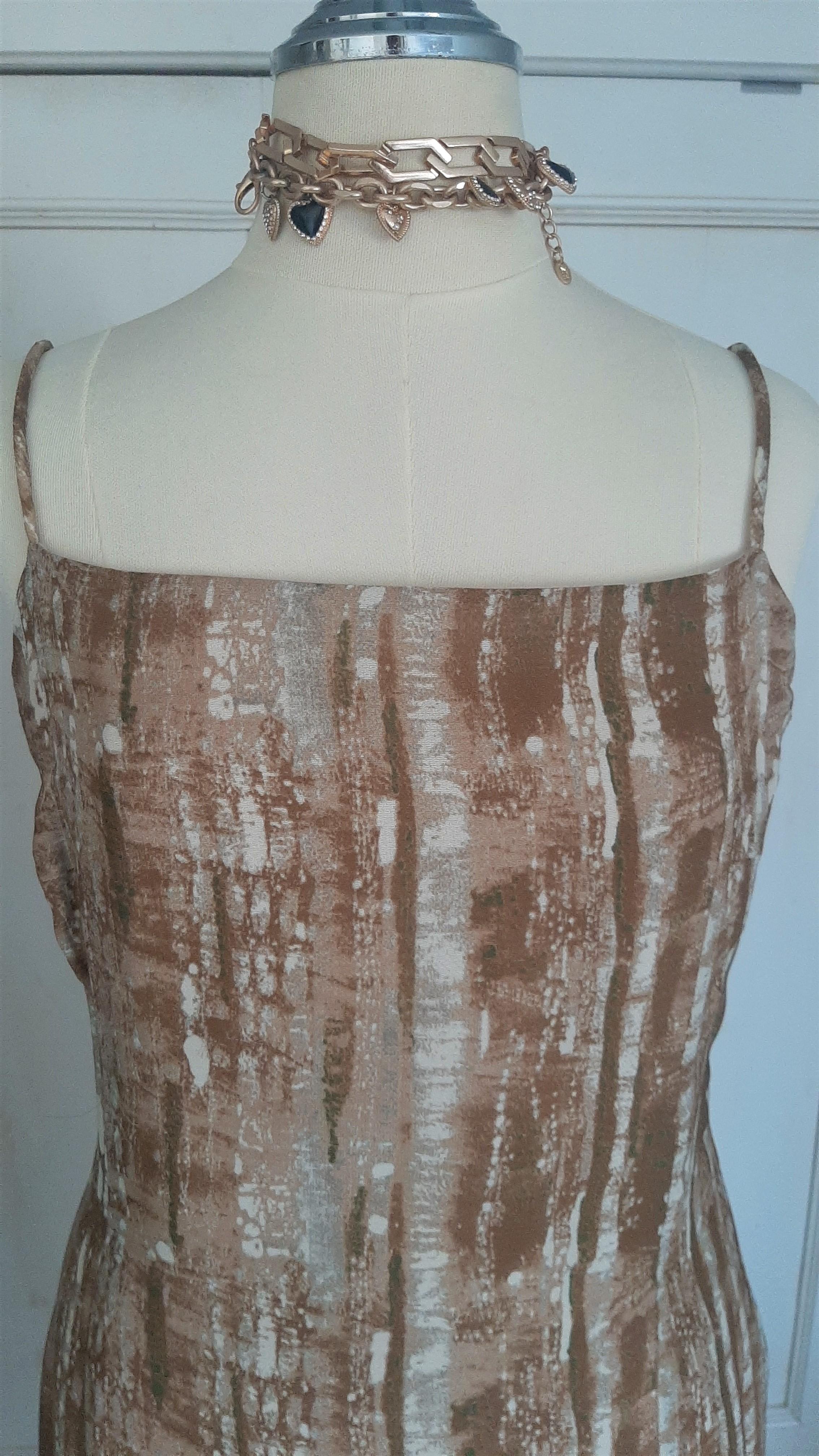 Gianfrance Ferre Studio Vintage Kleid mit Hose für Abend Tag oder Strand (Grau) im Angebot