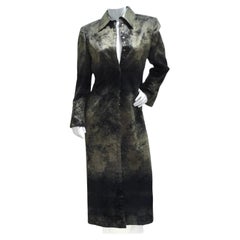 Vintage Gianfranco Ferre 1980s Silk Velour Duster Jacket