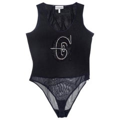 Gianfranco Ferre 1990er Jahre verschönerter Bodysuit