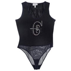 Gianfranco Ferre 1990er Jahre verschönerter Bodysuit 