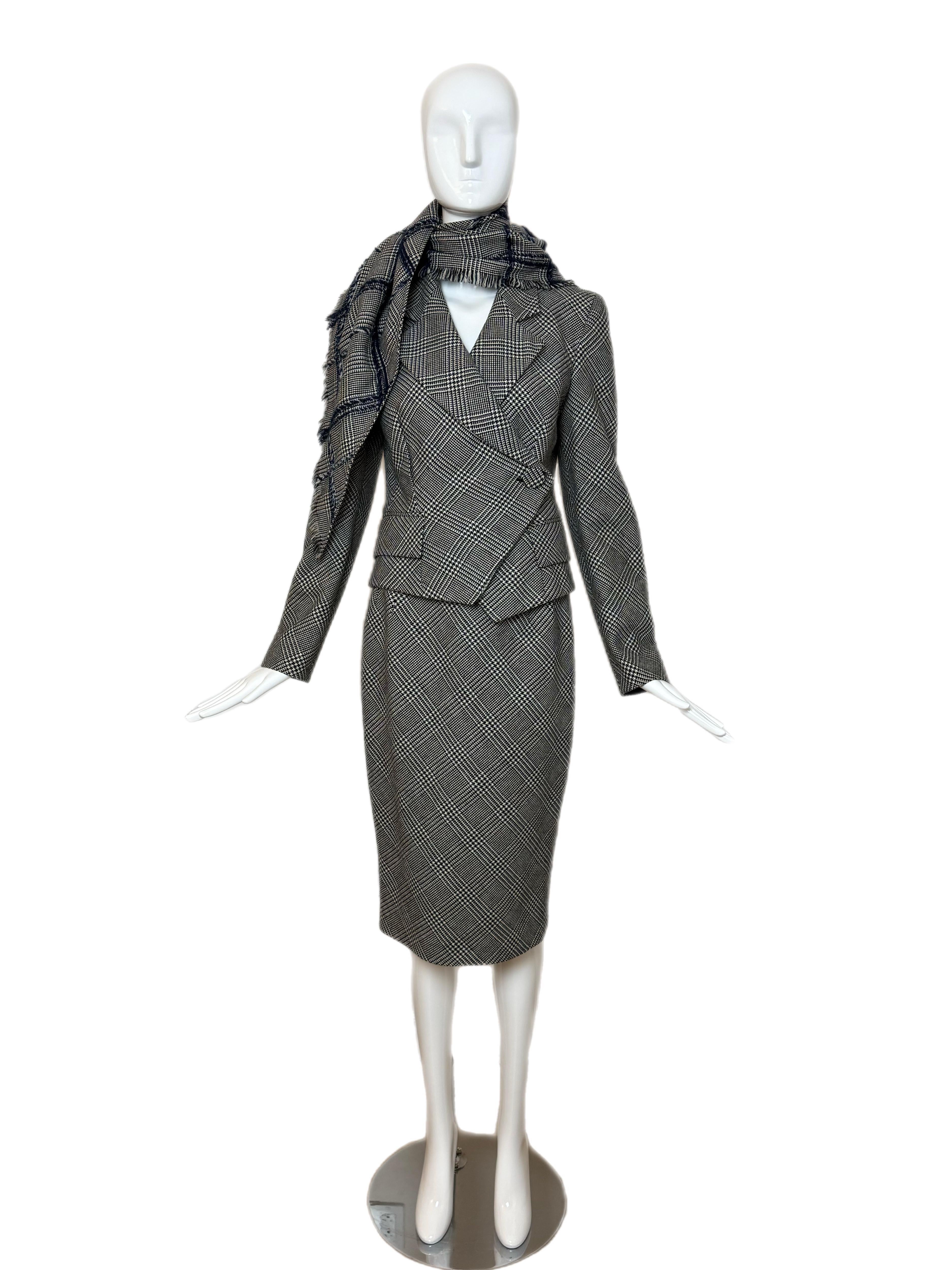 GIANFRANCO FERRE Conjunto de 3 piezas con falda Vintage años 90 en venta 10