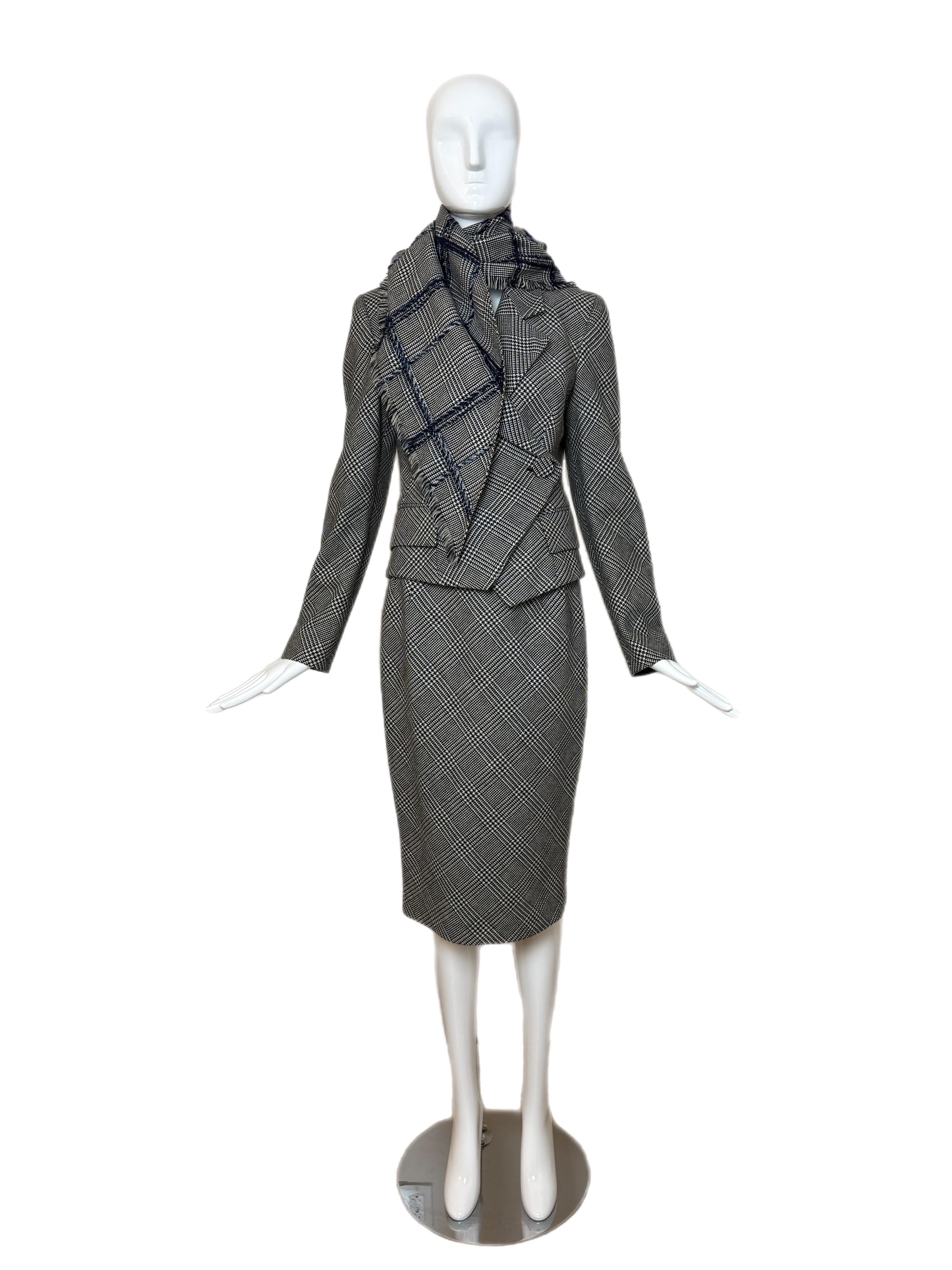 GIANFRANCO FERRE Conjunto de 3 piezas con falda Vintage años 90 en venta 12