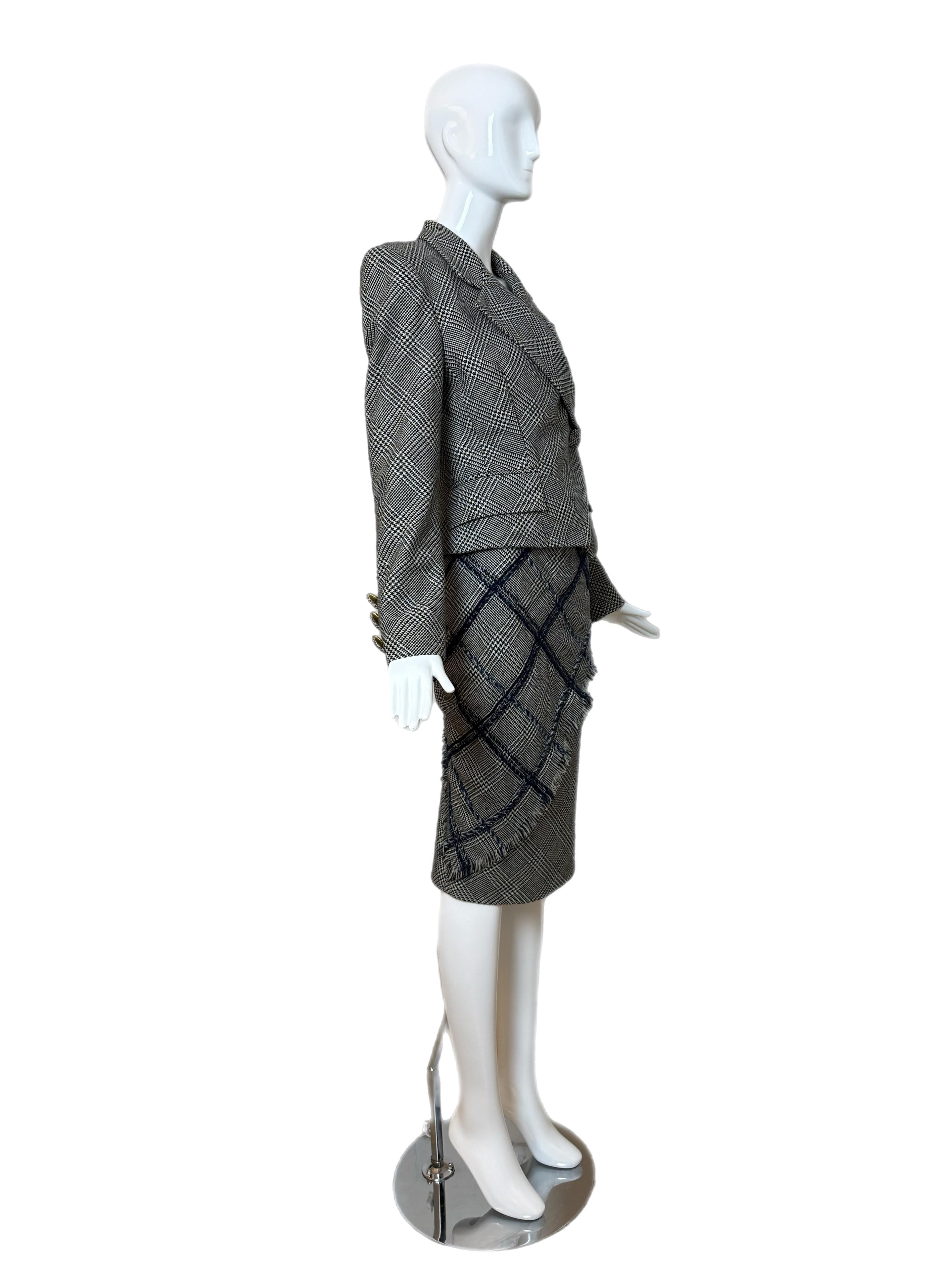 GIANFRANCO FERRE Conjunto de 3 piezas con falda Vintage años 90 en venta 3