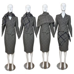 GIANFRANCO FERRE 90
s Vintage 3 Piece Skirt Suit Set Ensemble