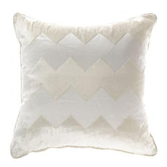 Gianfranco Ferré Alameda Pillow in White Velvet