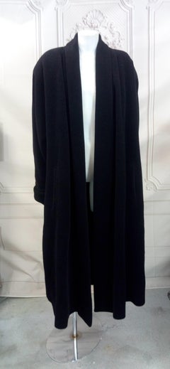 Gianfranco Ferre Alpaca Plush Swing Coat