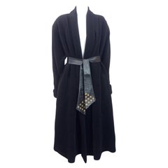 Gianfranco Ferre Alpaca Plush Swing Coat