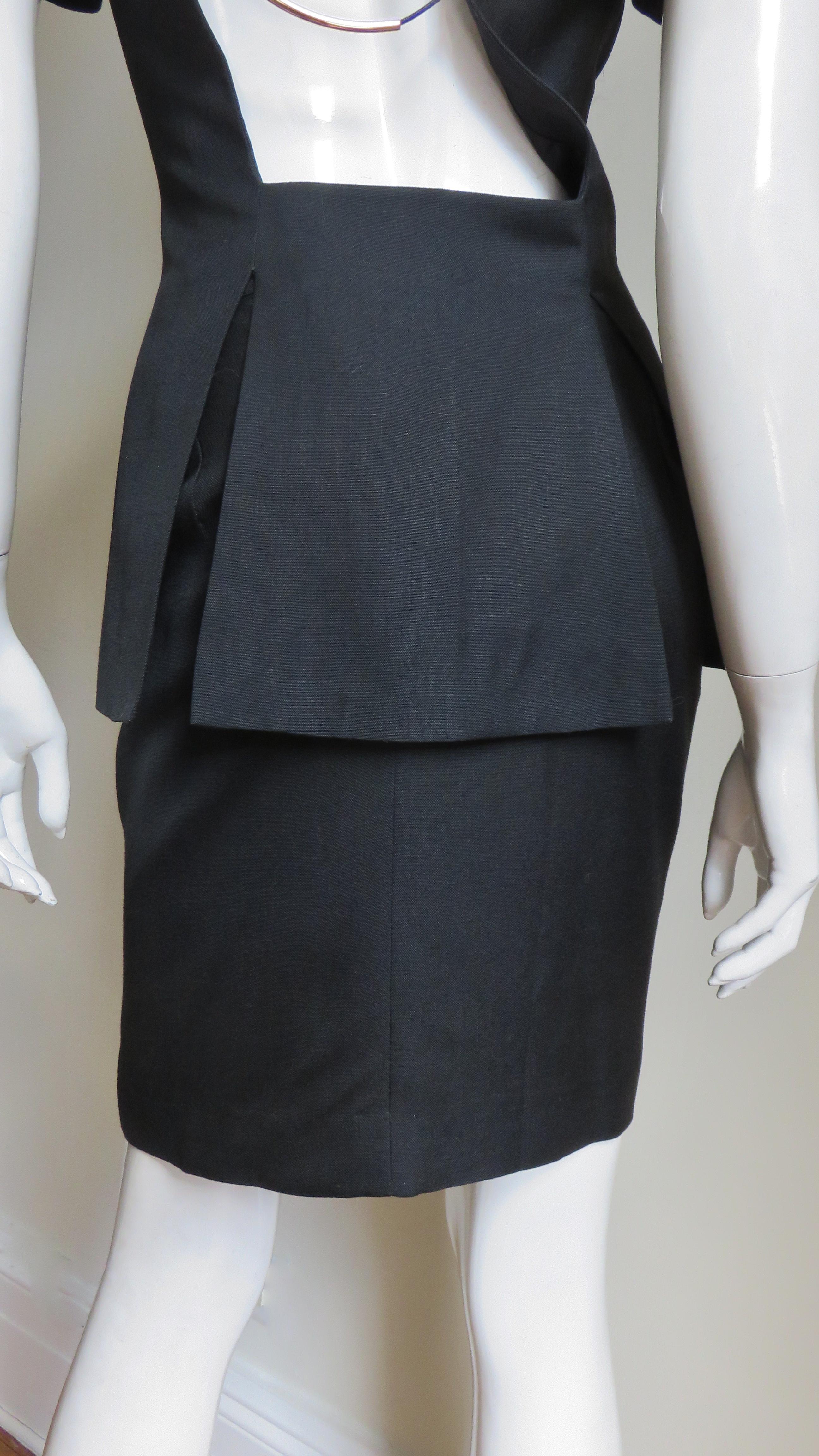 Gianfranco Ferre Skirt Suit with Cut out Jacket 7