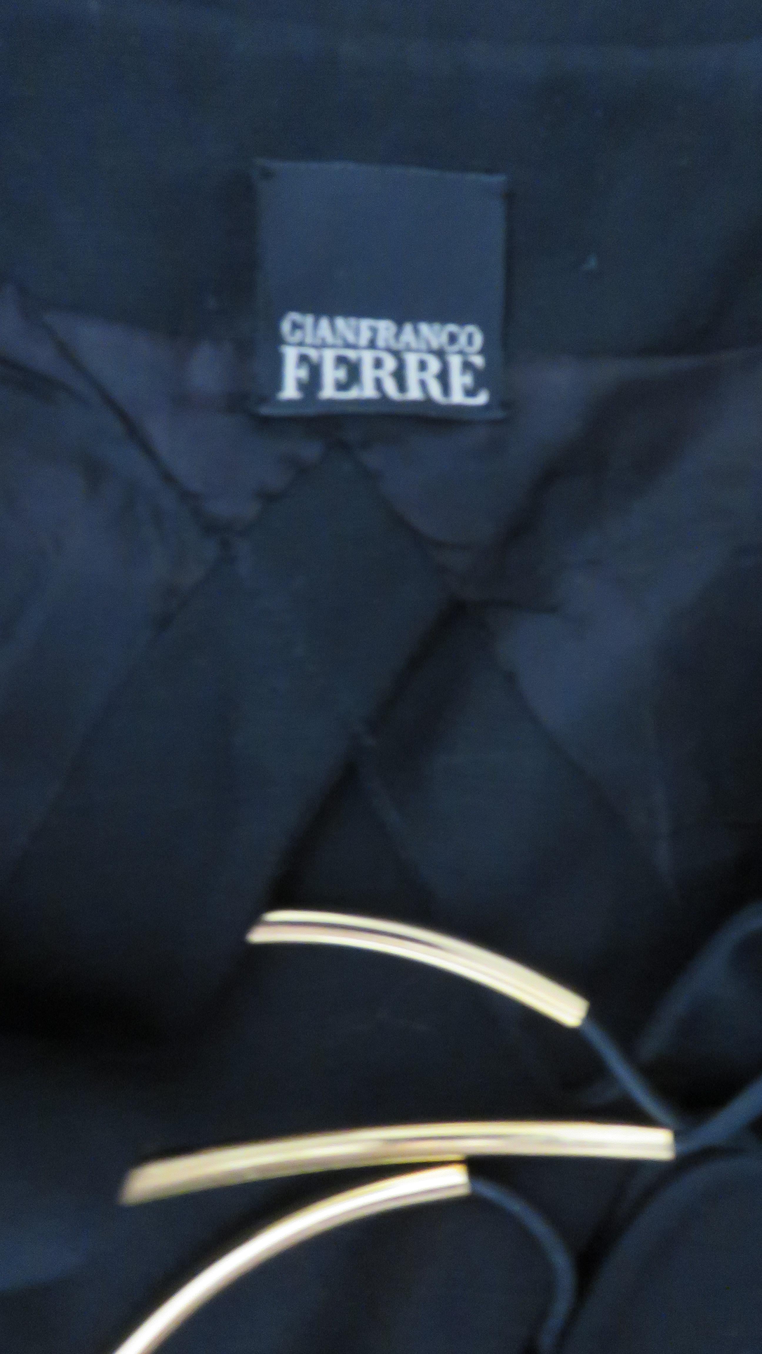 Gianfranco Ferre Skirt Suit with Cut out Jacket 9