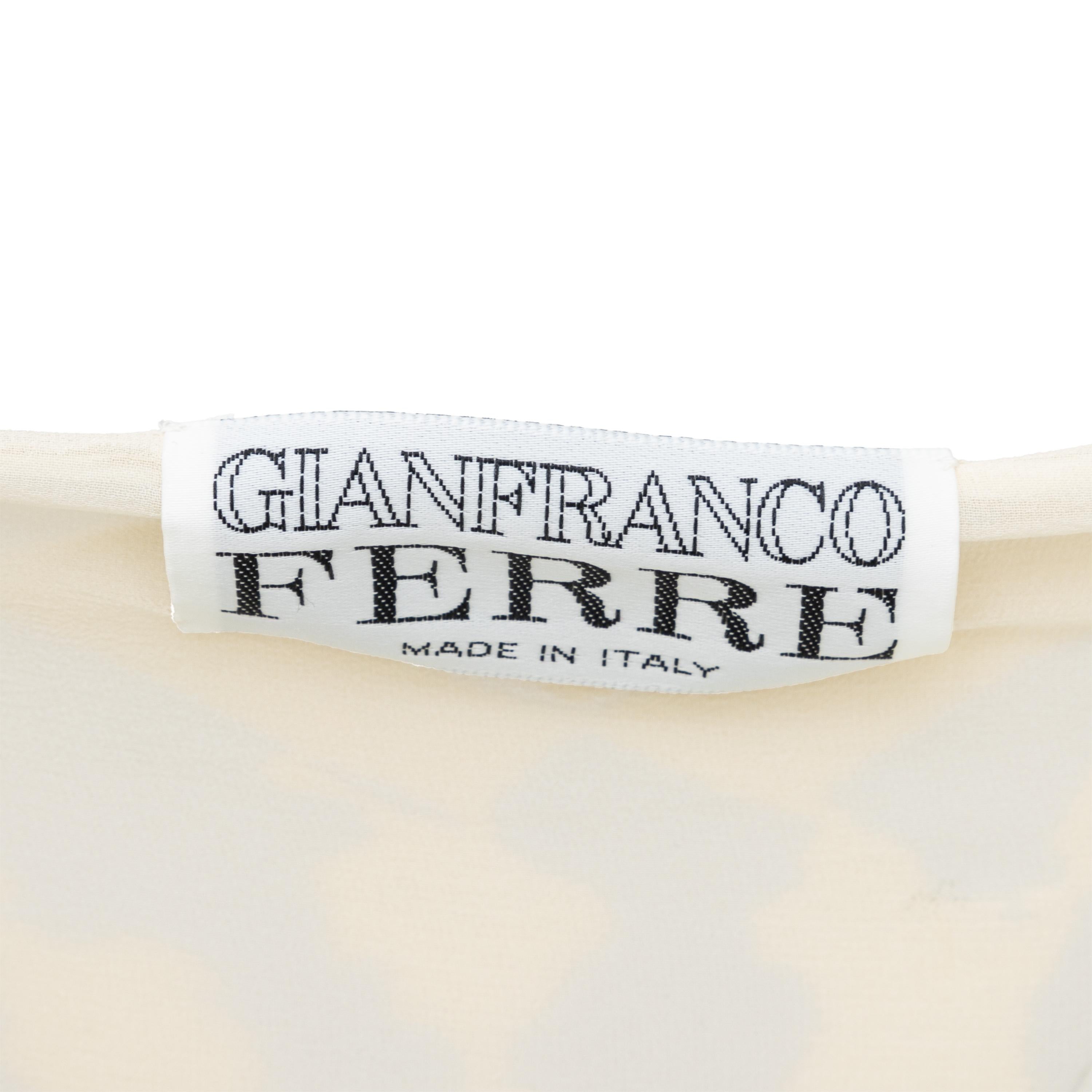 Vestido tubo de manga larga con cuentas Gianfranco Ferré en venta 6