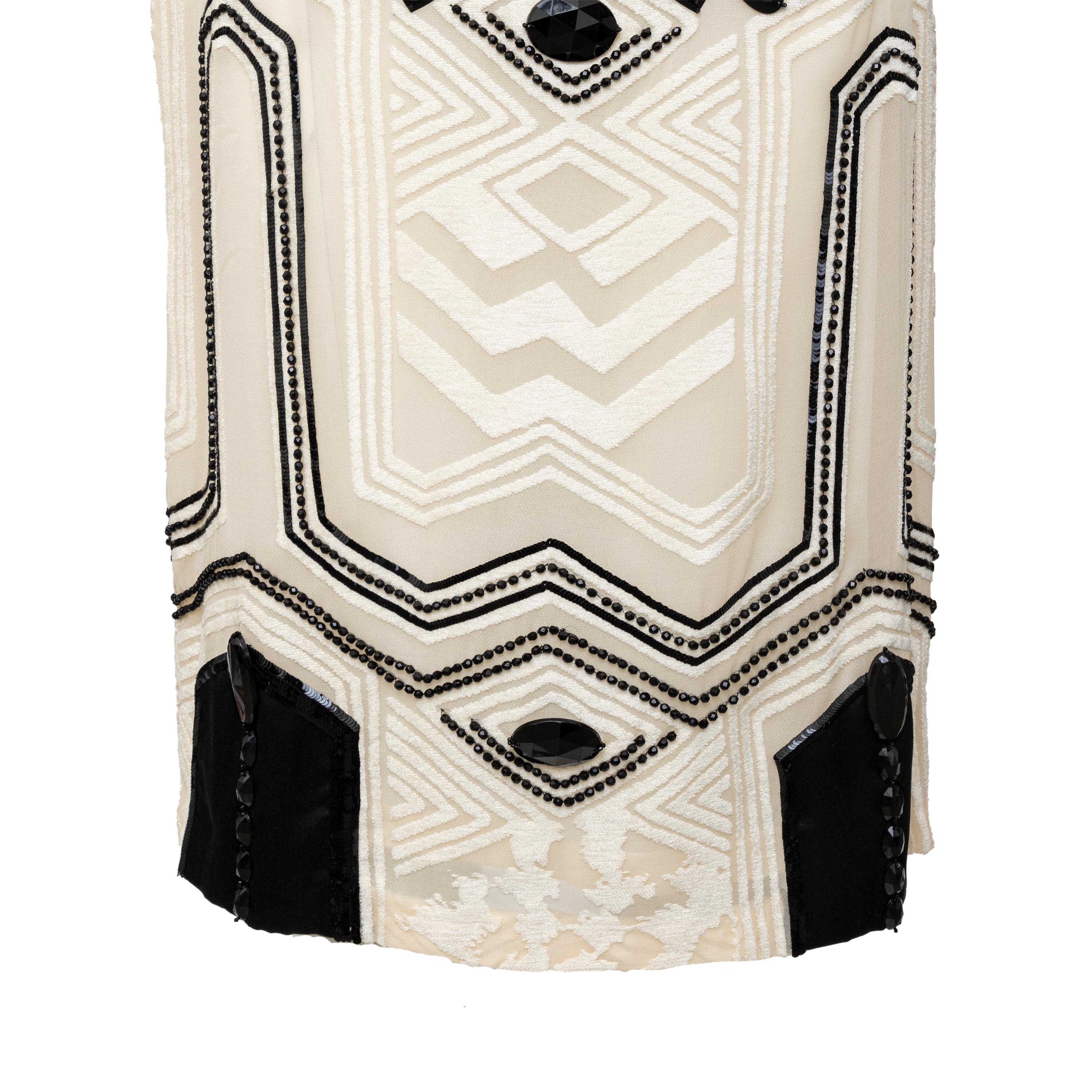Vestido tubo de manga larga con cuentas Gianfranco Ferré en Bueno estado para la venta en Milano, IT