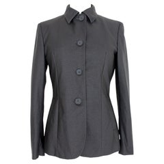 Gianfranco Ferre Black Jeans Fitted Jacket