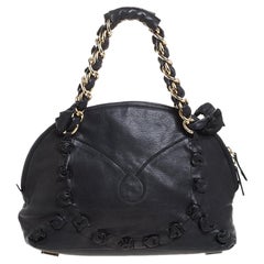 Gianfranco Ferre - Sac à main en cuir noir