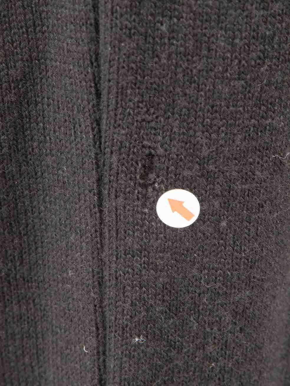 Gianfranco Ferré Combinaison à manches courtes en laine noire Taille S Pour femmes en vente