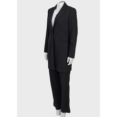 Gianfranco Ferré Black Wool Suit - US8/L