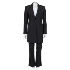 Gianfranco Ferré Black Wool Suit - US8/L