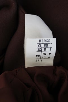 Gianfranco Ferre Langer Blazer aus brauner Wolle