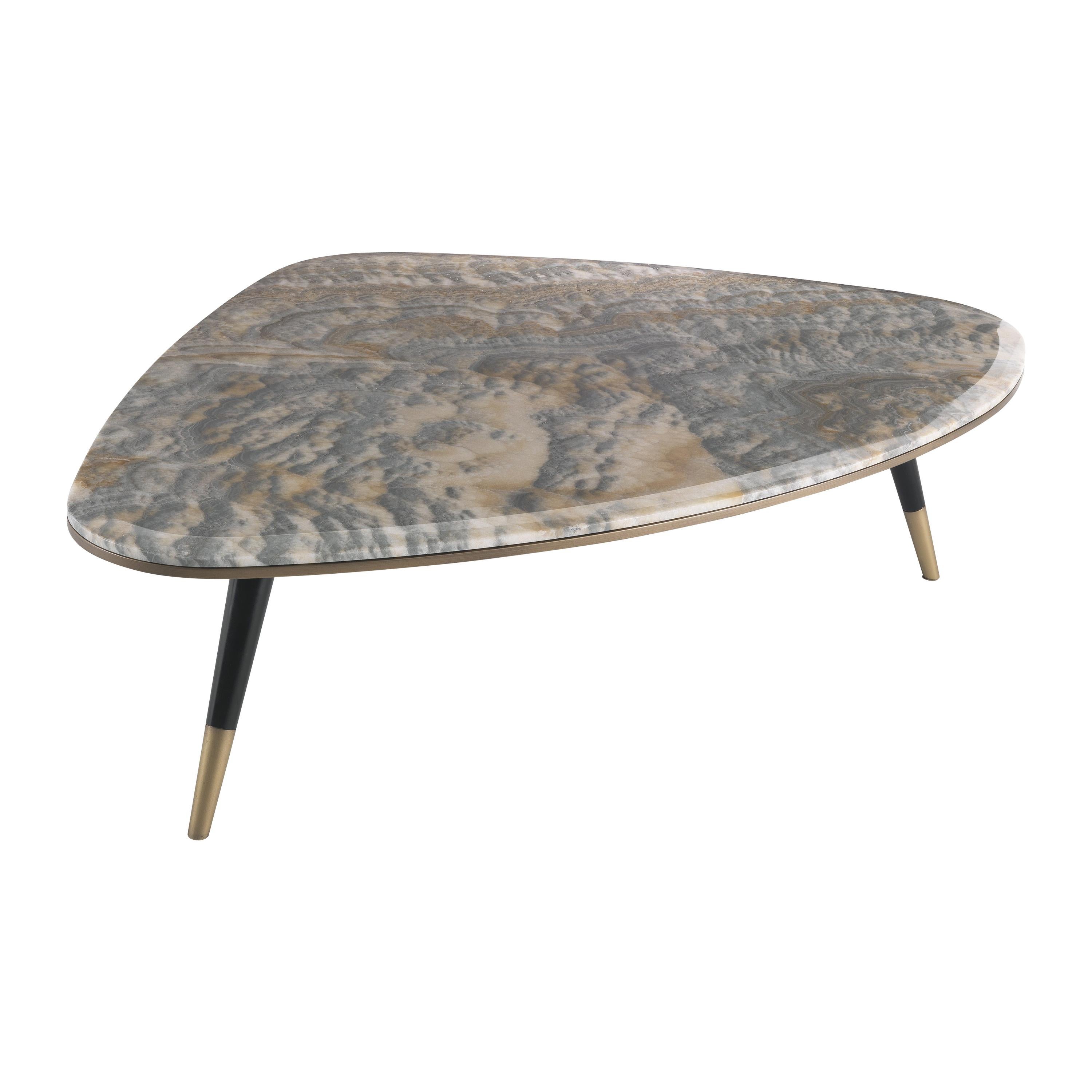 21st Century Camberwell Central Table with Onyx Top by Gianfranco Ferré Home For Sale