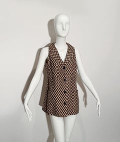 Gianfranco Ferre Checkered Vest