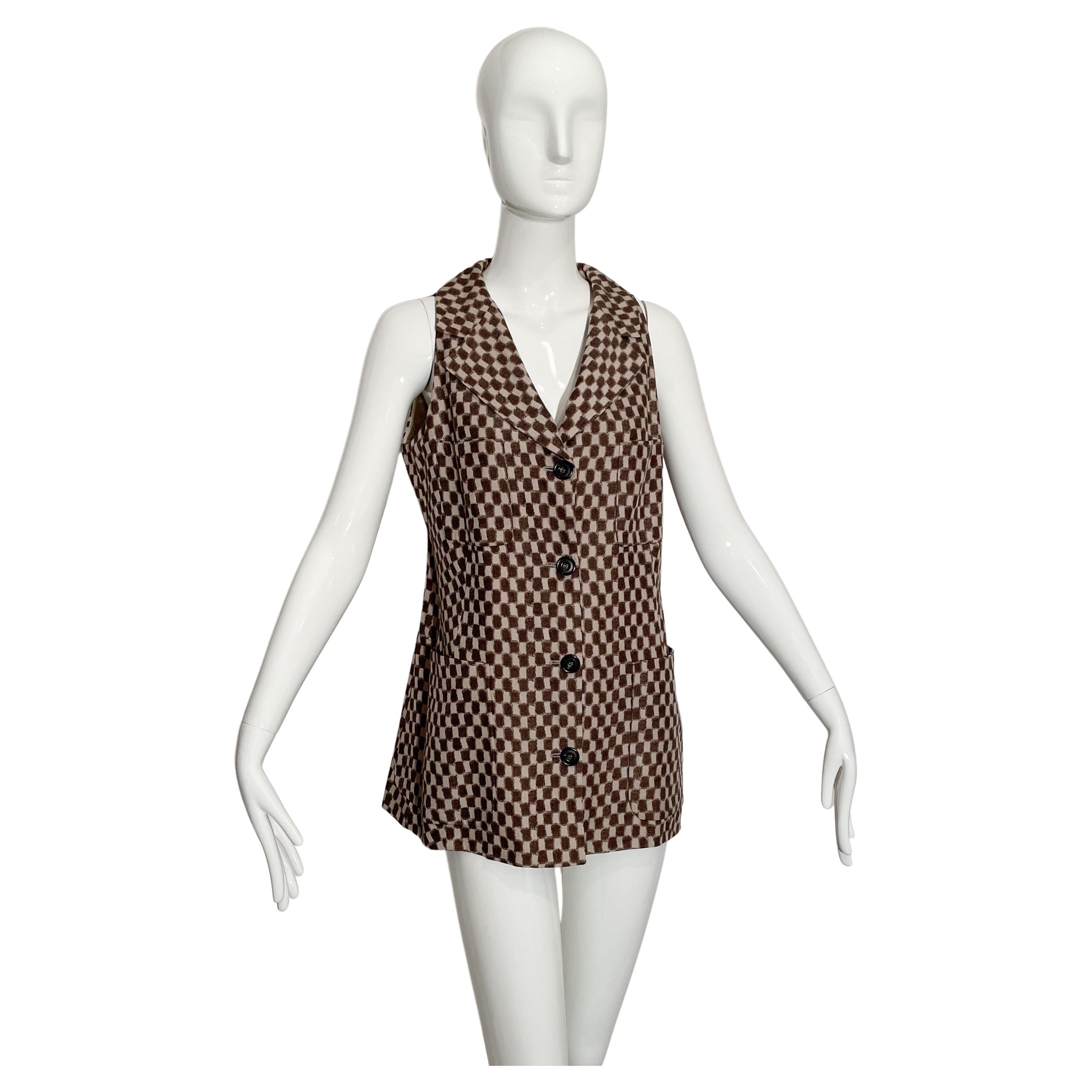 Gianfranco Ferre Checkered Vest 