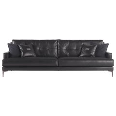 21st Century Clark_2 Sofa in Leather by Gianfranco Ferré Home