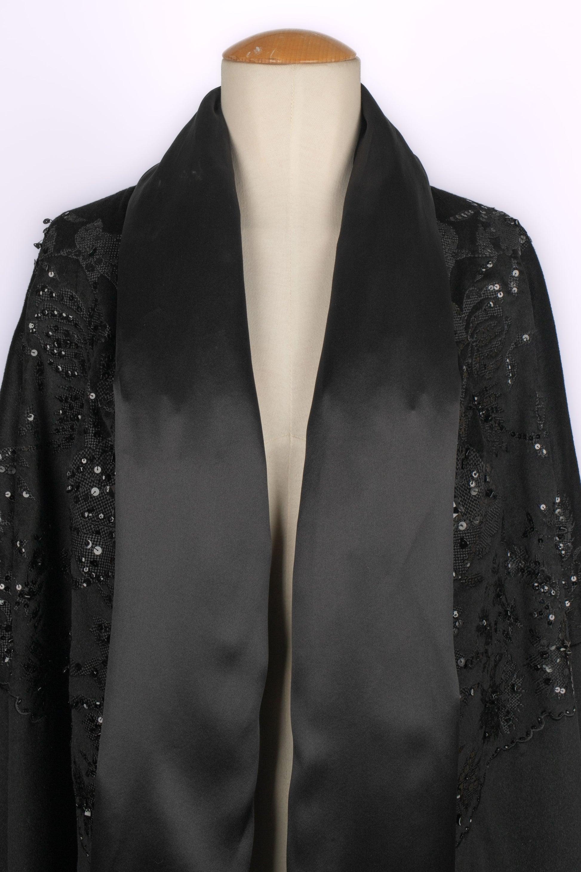 Cappotto di Gianfranco Ferré con motivi, perle e paillettes in vendita 3