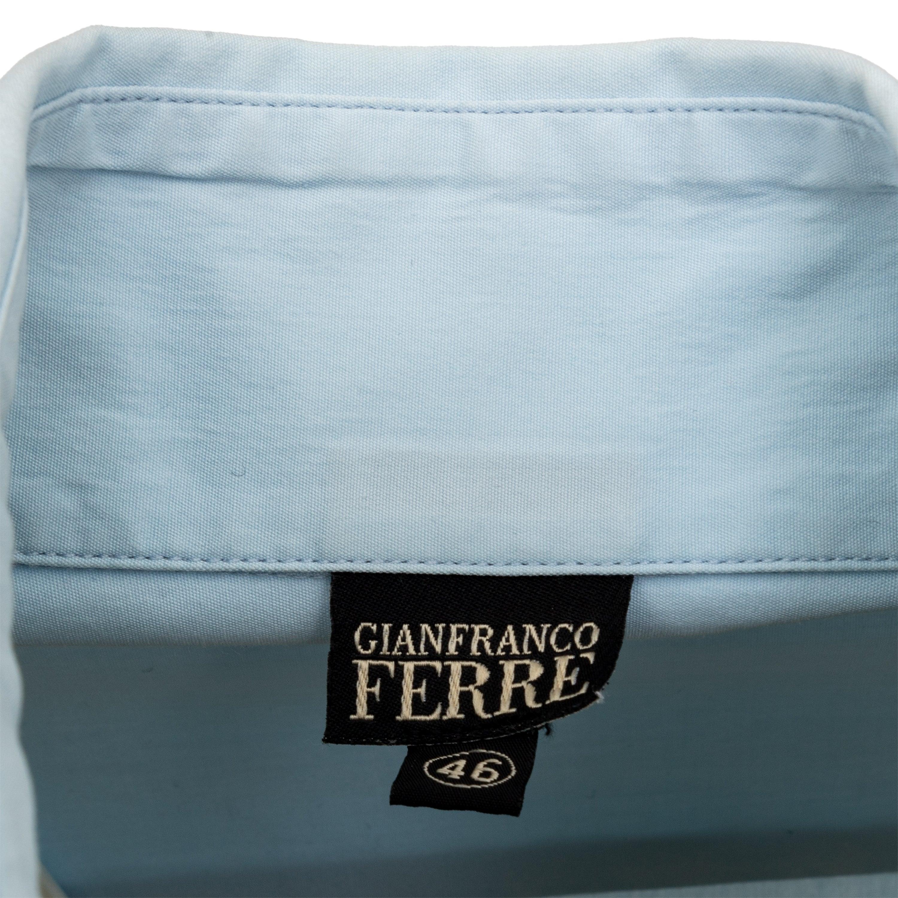 Camicia con doppio bottone Gianfranco Ferré - anni '00 in vendita 3
