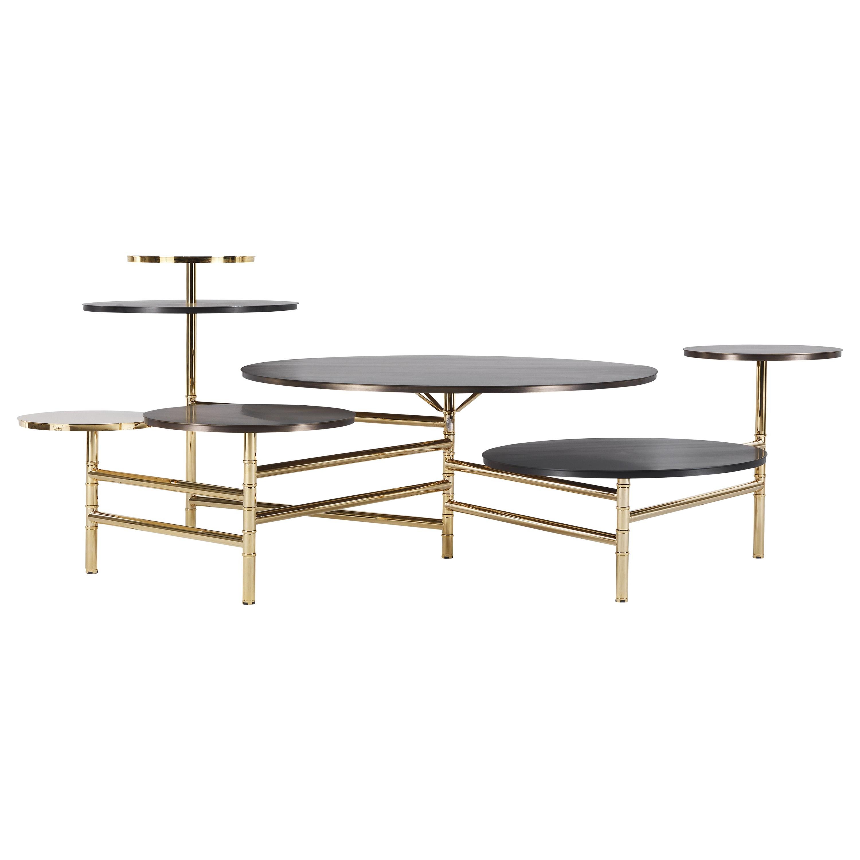 21st Century Doyle Center Table in Metal by Gianfranco Ferré Home For Sale