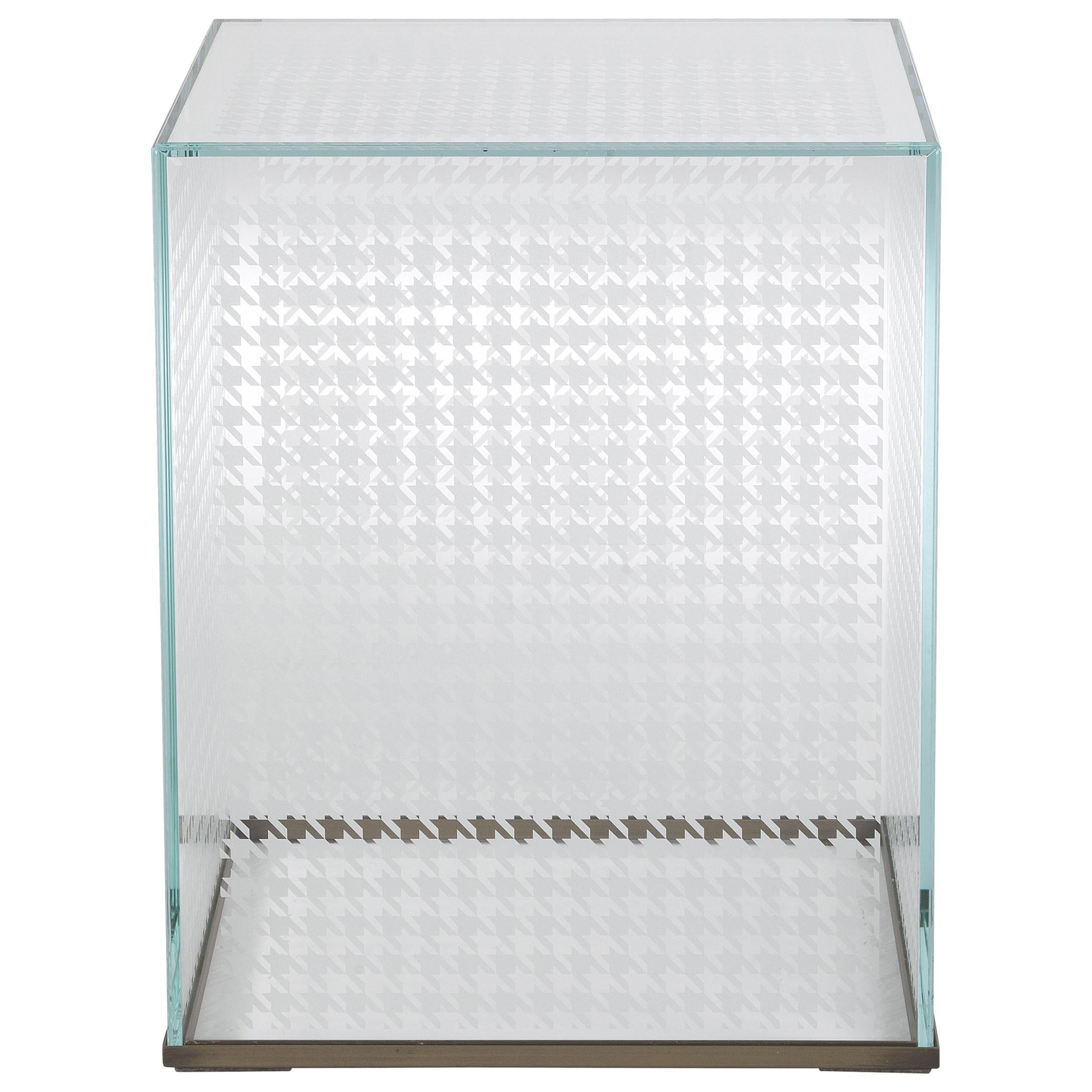 Mesa auxiliar Echo Park Siglo XXI de cristal by Gianfranco Ferré Home