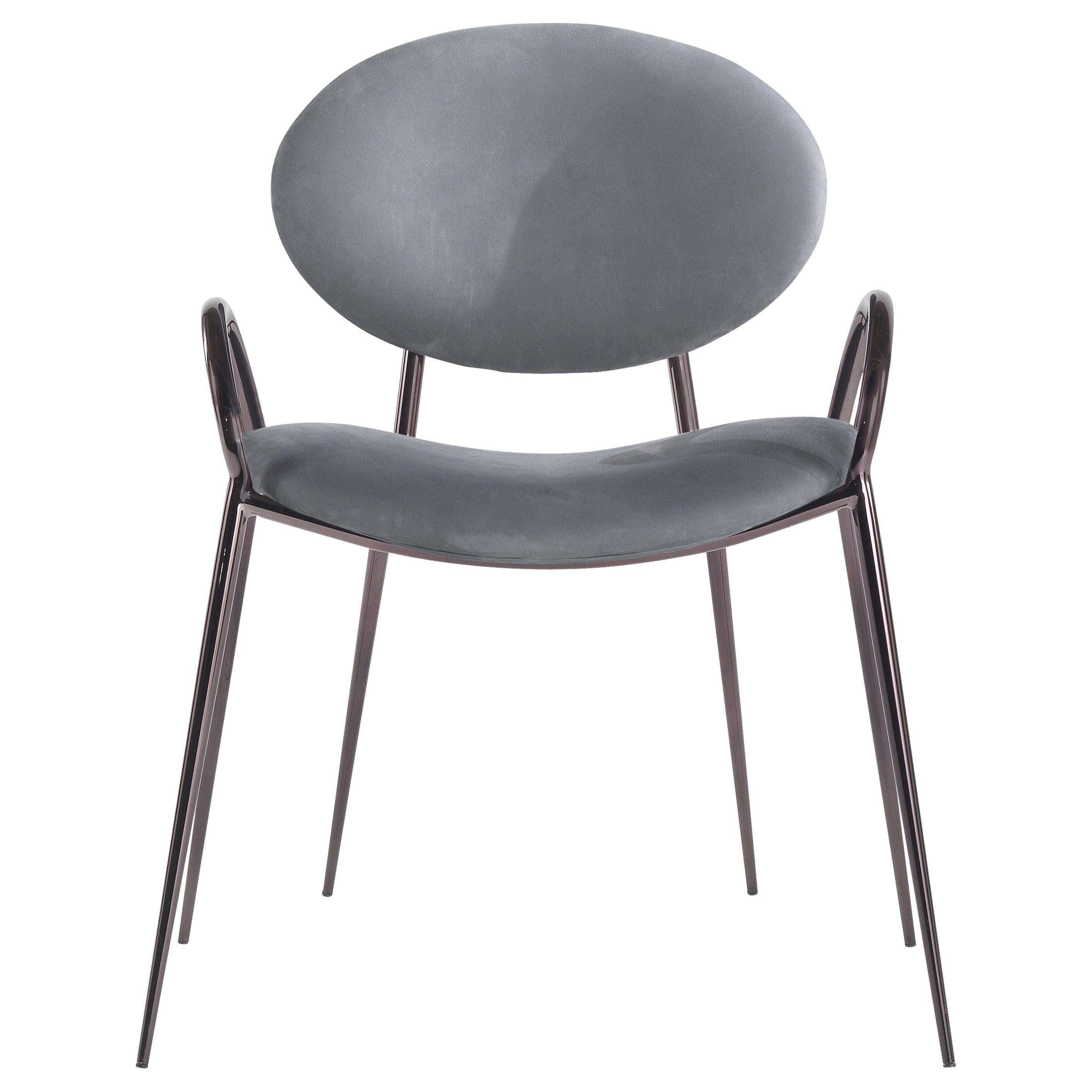 Effimera Stuhl aus Leder für das 21. Jahrhundert von Gianfranco Ferré Home