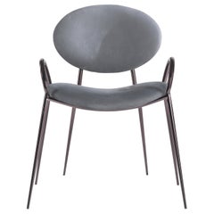 21st Century Effimera Chair in Leather by Gianfranco Ferré Home