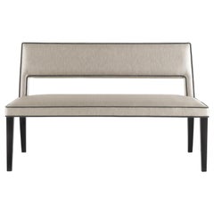 Gianfranco Ferré Home Elvis Bench in Wood and Jacquard 