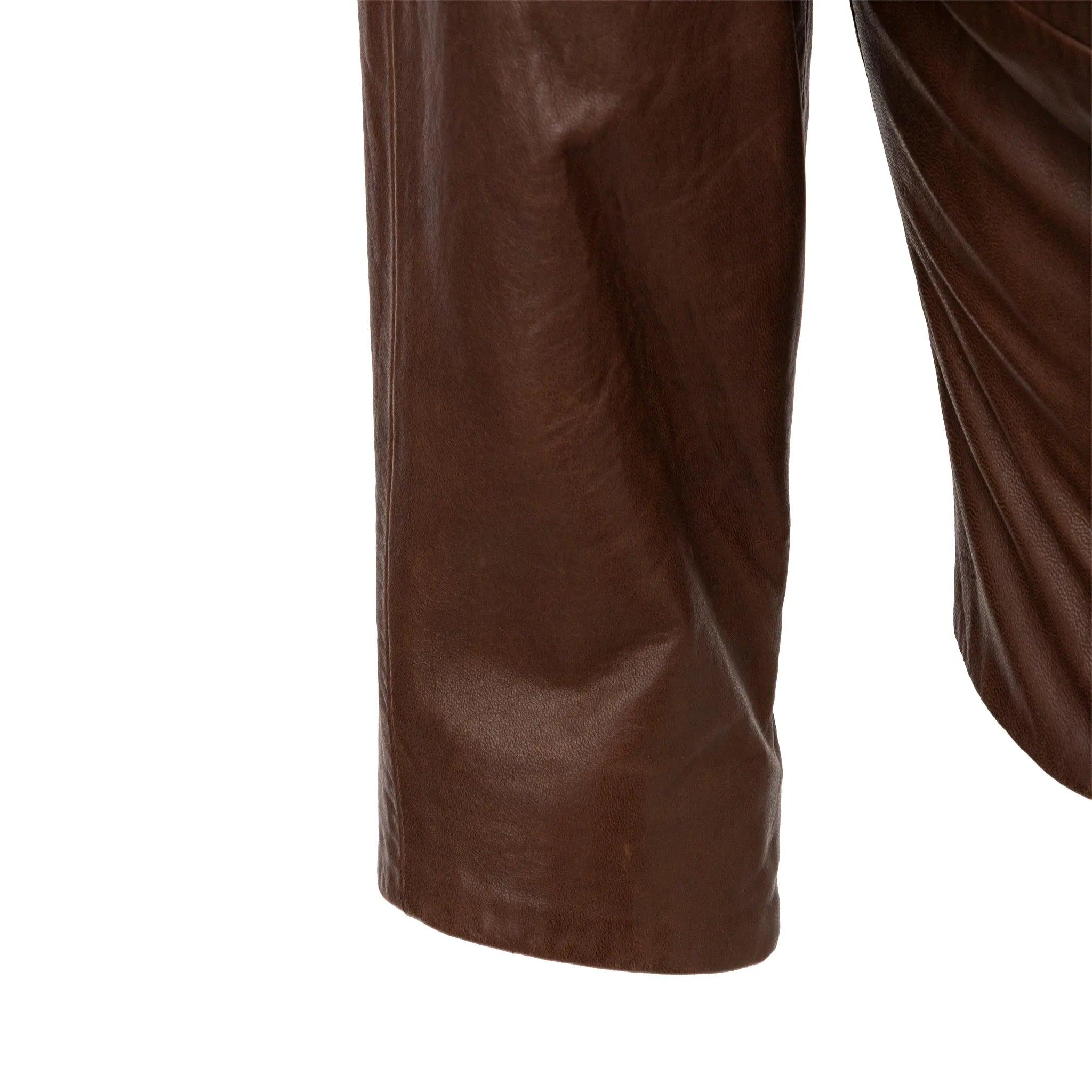 Gianfranco Ferré Verschönerte Lederjacke - 90er Jahre im Angebot 4