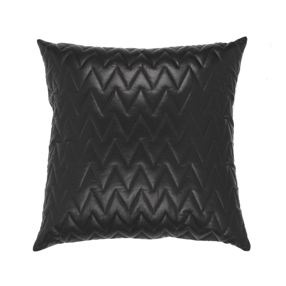 Gianfranco Ferré Emil Pillow in Black Leather For Sale