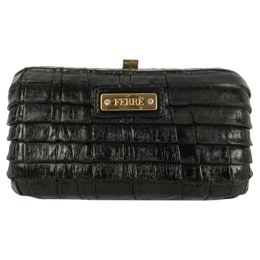Gianfranco Ferré Borsa da sera in pelle Clutch in vendita