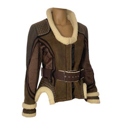 Gianfranco Ferré F/W 2004 aviator shearling jacket