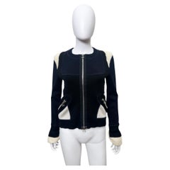 Gianfranco Ferré F/W 2004 - Pull en laine et mohair zippé