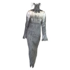 Vintage Gianfranco Ferré Fall 1999 RTW Mohair Gown
