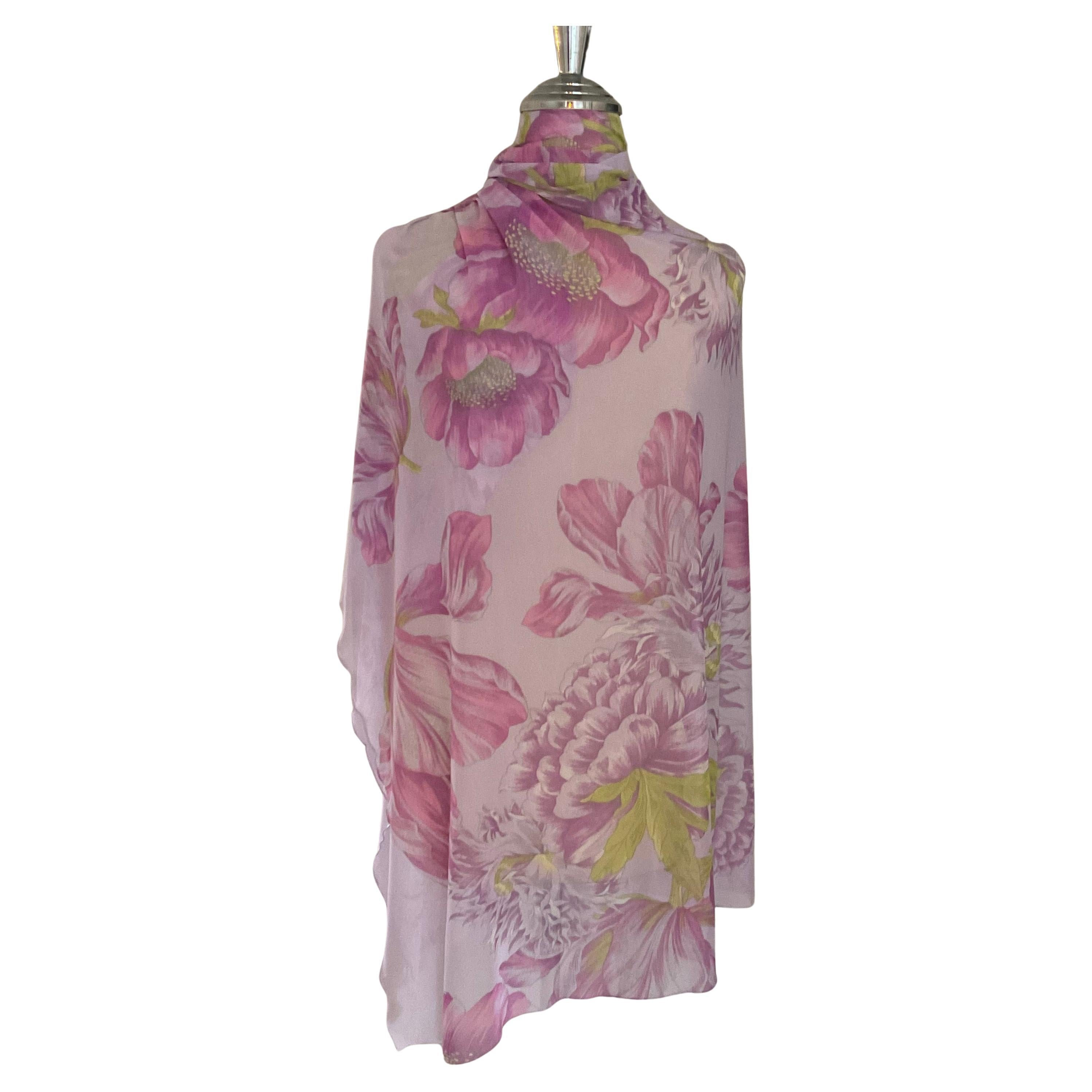 Sciarpa floreale Gianfranco Ferrè Vintage By