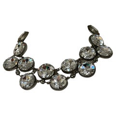 Gianfranco Ferre Gobsmacking Vintage Crystal Necklace.