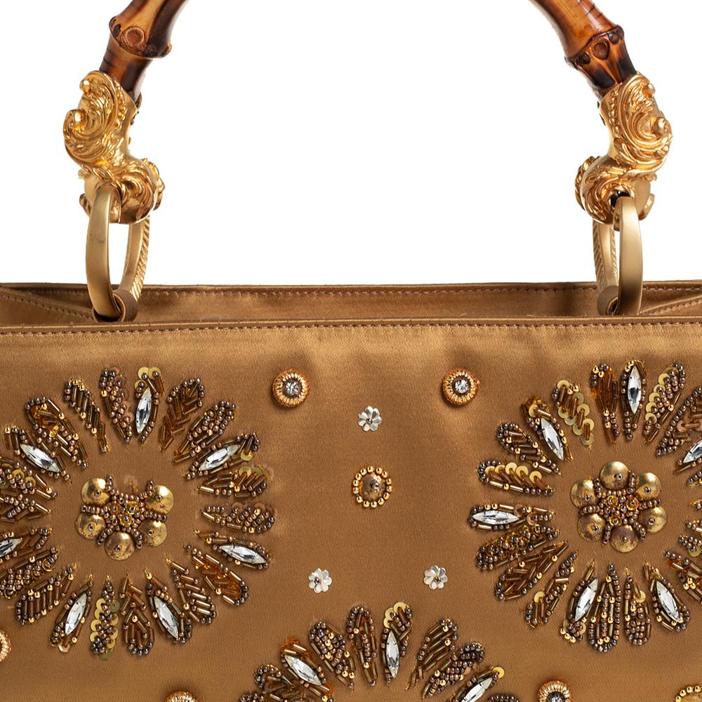 too handle satchel embroidered lea aphrodite