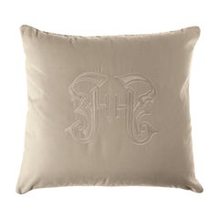 21st Century Gothic Beige Cushion in Velvet by Gianfranco Ferré Home