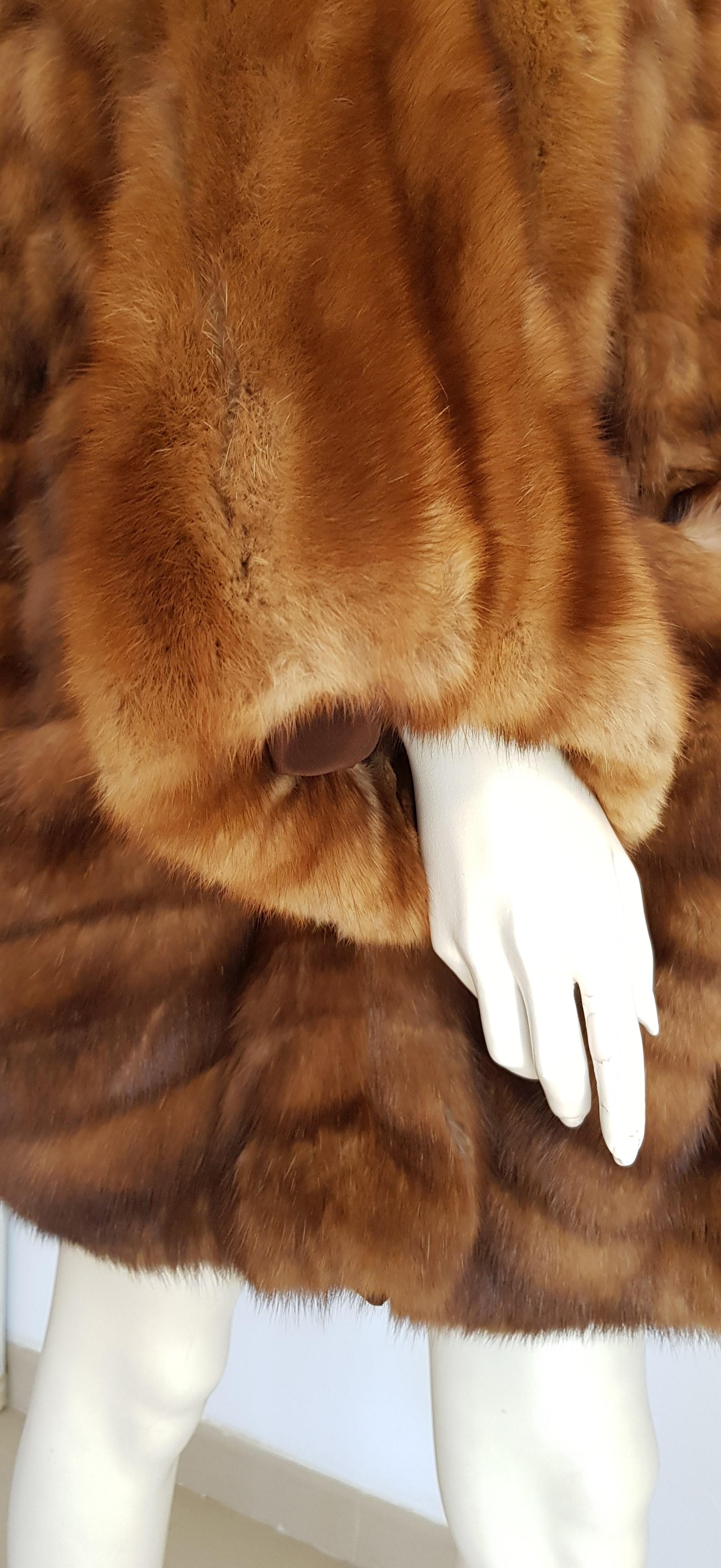 Gianfranco FERRÉ Haute Couture Wild Russian Barguzinsky Sable Fur Coat For Sale 11