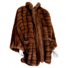 Used Gianfranco FERRÉ Haute Couture Wild Russian Barguzinsky Sable Fur Coat